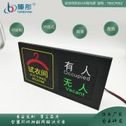 智慧公共廁所廁位有無人引導顯示屏 系統(tǒng)使用狀態(tài)采集匯總顯示屏